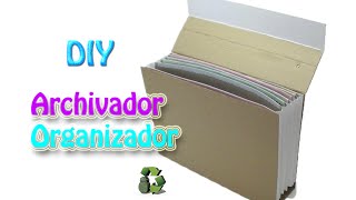 Como hacer una archivador Reciclaje Ecobrisa [upl. by Ulrich758]