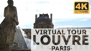 Louvre Museum Tour 4k Paris France [upl. by Kina325]