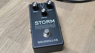 SOLODALLAS STORM quotSchaffer Replicaquot PEDAL JTM amp JMP DEMO [upl. by Gibbie]