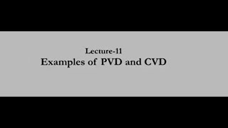 Examples of PVD and CVD swayamprabha CH37SP [upl. by Subocaj]