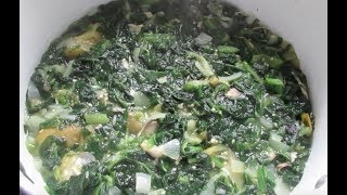 Congolese Spinach Recipe [upl. by Irrej69]