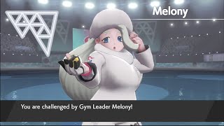 Pokemon Shield  Chirchester gym Battle Melony Battle [upl. by Wong]