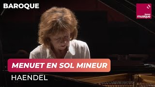 Haendel  Menuet en sol mineur Anne Queffélec [upl. by Neenej]