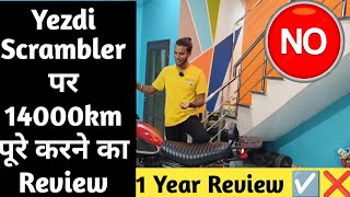 Yezdi Scrambler 1 Year Honest Ownership Review  Pros and Cons Discussed in Detail  Shiva Asal [upl. by Moffitt518]