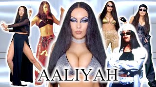 AALIYAH FASHION  Recreating Aaliyahs Outfits  Aaliyah LookBook [upl. by Ahselrak527]