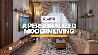 Minimalist 3bhk Villa Interior Design  DLIFE Home Interiors [upl. by Rodablas]