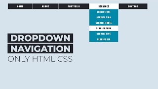 How To Make Drop Down Menu Using HTML And CSS [upl. by Arat]