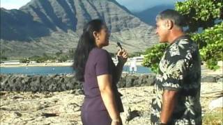 The history of Pokai Bay Hawaii is told by William Aila in an interview with Karen Awana [upl. by Akoyn315]