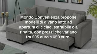 Divani letto ecco ì migliori modelli di Mondo Convenienza [upl. by Jorgenson673]