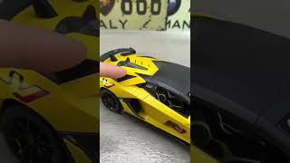 Metal Lamborghini Aventador SVJ63 model with steering and sound [upl. by Atiz]