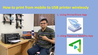 how to print from mobile to usb printer wirelessly [upl. by Maribel]