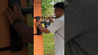 Outdoor TV Mount  NoDrill Full Motion Gazebo Mount for 1950 TVs [upl. by Ariam298]