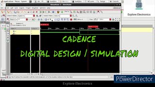 cadence simulation tutorial of digital design  verilog code simulation in cadence tool VLSI design [upl. by Karisa]