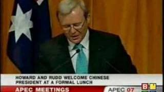 Prime Minister Kevin Rudd Speaking Mandarin [upl. by Mutua]