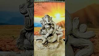 A new creation of lord Ganesh vigraha sitting on the Om how to make easily koushik arts 9393 [upl. by Lednem210]