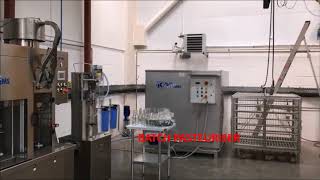 IC Filling Systems  Complete semi automatic carbonated soft drinks preparation amp bottling line [upl. by Tella744]