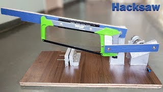 How to Make a Power Hacksaw Machine at Home [upl. by Aicekal]