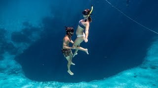 Freediving The Deepest Blue Hole In The World Ep 174 [upl. by Myo]