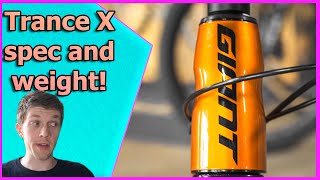 2022 Giant Trance X 29er 2 First Look and Weight [upl. by Babcock535]