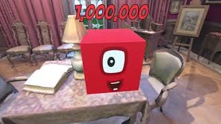 NumberBlock from ONE to MILLION in BIG ROOM [upl. by Ronyar]