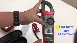 UNIT UT202A Clamp Meter open box with capactance measurement [upl. by Katerina126]