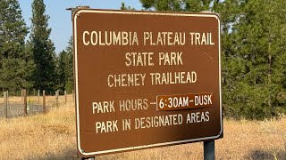 Columbia Plateau Trail State Park Cheney Trailhead [upl. by Dloniger836]