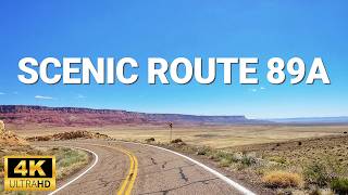 Driving Scenic Route 89A  East of Zion to the Colorado River – 2024 – 4K [upl. by Michal]