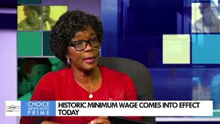 HISTORIC MINIMUM WAGE COMES INTO EFFECT TODAY [upl. by Farrar]