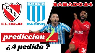 PREDICCION 2 independiente vs racing ¿QUIEN GANARA  QUE DECIS VOZ [upl. by Jade]