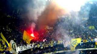 Verona  Empoli 18513 Ultras Hellas in curva sud festeggiano promozione serie A [upl. by Negem]