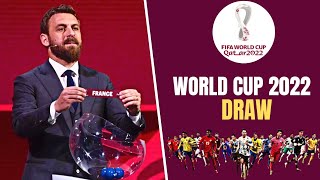 FIFA World Cup 2022 Draw  Group Stage  Ceremony Live  Date  Time  Stadium  World Cup Qualifier [upl. by Ttelracs698]