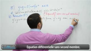 Équations différentielles avec second membre Exercice corrigé 6 Question 24 [upl. by Letsirk916]