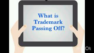 PASSING OFF IN TRADEMARK WITH CASELAWS IPR [upl. by Sobmalarah]