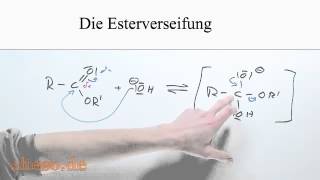 Esterverseifung oder alkalische Esterhydrolyse [upl. by Alyn]