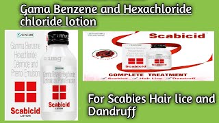 Gamma benzene hexachloride and cetrimide lotion uses in hindi [upl. by Lleira]