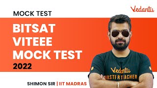 BITSAT VITEEE 2022  Mock Test Most Important Maths Questions  Shimon Sir  Vedantu Enlite [upl. by Bernita]