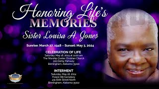 Celebration of Life for Sister Louisa S Jones [upl. by Candis]