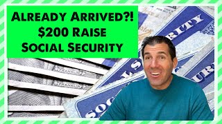 Already Arrived 200 Raise to Social Security Checks [upl. by Anasus]