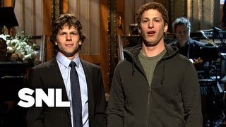 Jesse Eisenberg Monologue  Saturday Night Live [upl. by Lillis379]