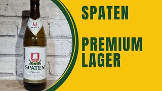 Spaten Beer  a Premium Lager [upl. by Nnylyt]