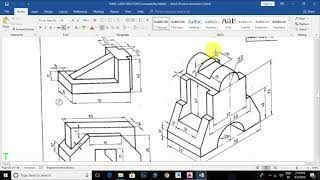 AutoCAD Isometric Drawing Tutorial No2 Tamil [upl. by Annuaerb]