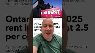 Ontario has posted the rental increase cap for 2025 realestate torontohousing [upl. by Llennhoj]