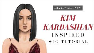 KIM KARDASHIAN Inspired Stardoll Wig Tutorial  LanaDelChanel [upl. by Adnot779]