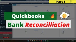 Quickbooks Bank Reconcillition Urdu  Hindi Part 1 [upl. by Assenav965]