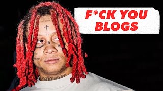 Trippie Redd Responds to Making Fun of Rappers Selling 30K  Labels FAKING Streams [upl. by Attekal10]