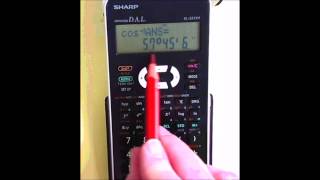 Degrees minutes and seconds on a scientific calculator [upl. by Nwadal]