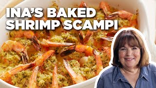 How to Make Ina’s 5Star Baked Shrimp Scampi  Barefoot Contessa Cook Like a Pro  Food Network [upl. by Gnanmos]