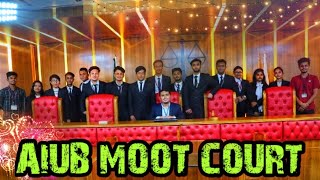 AIUB Moot Court  Law department  EMON VLOGS BD [upl. by Veejar953]