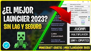 ✅ El MEJOR LAUNCHER no premium de MINECRAFT 2024 👈  SEGURO y SIN LAG  LAUNCHER 18  121  2024 [upl. by Morville]