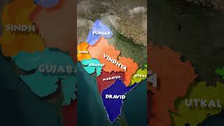 how indias national anthem covers whole india map geography upsc [upl. by Leima]